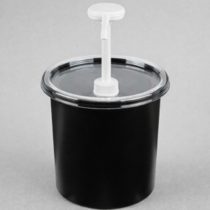 DISPENSADOR DE CONDIMENTOS 1.7 QT (1.59 LTS) BOQUILLA ESTANDAR NEGRO CAMBRO