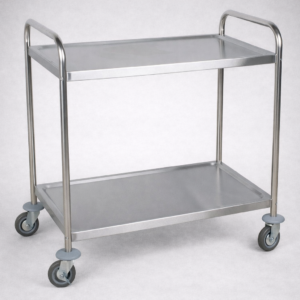 CARRO DE SERVICIO ACERO INOX 71 X 41 X 81 CMS MODELO T00020 MARCA CHOICE MAX 100 LIBRAS