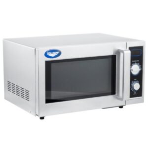 Horno de Microondas Vollrath 40830 de Acero Inoxidable Comercial con Controles manuales 120V, 1000W, Menos de 50 usos diarios