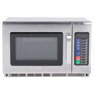 Horno de Microondas Waring WMO120 de 1.2 pies, Acero Inoxidable Comercial con Control de botones - 208/230V, 1800W