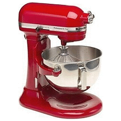 BATIDORA KITCHEN AID KV25G0XER 5 QT HD Rojo imperio 10 VEL 450 Watts, 120 Voltios, 49.02 X43.18 x 33.02 CM